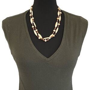 Vintage Beaded Fall Necklace